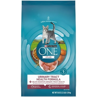 Purina ONE High Protein Dry Cat Food, Urinary Tract Health Formula, 3.5 lb Bag