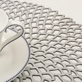 thumbnail image 4 of Manteles individuales plateados 6 manteles individuales redondos lavables Manteles individuales de PVC (gris plata) Vhermosa, 4 of 5