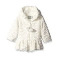 thumbnail image 1 of Widgeon Girls Coat Button Front Jacket Faux Fur Outwear, Ivory Pom, Size: 4, 1 of 1
