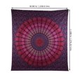 thumbnail image 4 of Tapiz RAJRANG Mandala de Algodón 229x274 cm Morado Rosa, 4 of 6