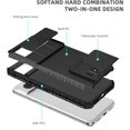 thumbnail image 6 of for Google Pixel 8 Phone Case with Tempered Glass Screen Protector Slide Camera Lens Kickstand Military-Grade Bumpers  Shockproof Protective Cover for Women Men Girls Black, 6 of 14