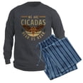 thumbnail image 6 of CafePress - Cicadas We Are Cicadas Hear Us Roar Flying Insects - Men's Long Sleeve Charcoal Pajama Set, 6 of 7