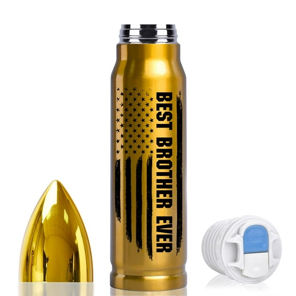 Vaso de viaje Tmacker en forma de bala de acero inoxidable, 500 ml