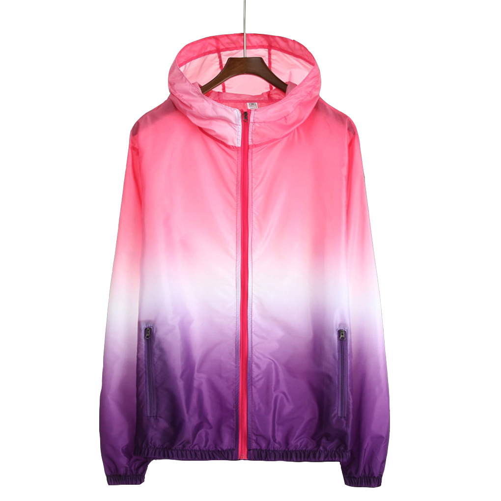 Woman Man Outdoor Clothes Hoodie Wind Protection Jacket Skin UV Sports