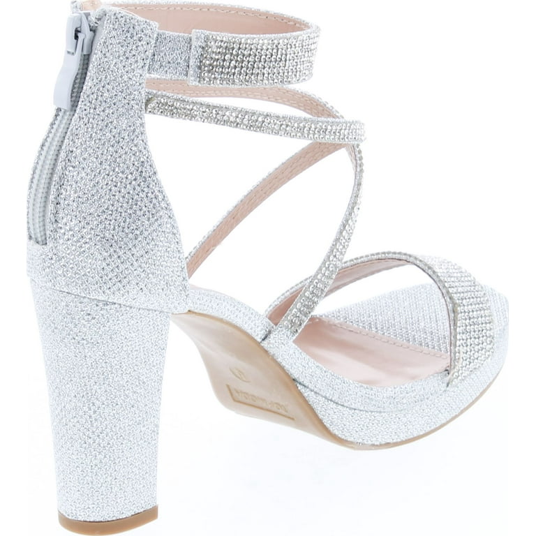 Top Moda Dressy Formal Sandals High Heel Ankle Strap Open Toe Sandals