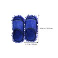 thumbnail image 2 of 1 Pair Lazy Cleaning Foot Cleaner Shoe Floor Cleaning Slipper (Dark Blue), 2 of 8