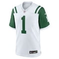 thumbnail image 2 of Men's Nike Ahmad Sauce Gardner White New York Jets Classic Alternate Game Jersey, 2 of 3