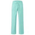 thumbnail image 4 of Rhuody Boy Pants Straight Leg Pants Elastic Waist Solid Color Baggy Trousers For Kids Simple Wear Mint Green 16-17 Years, 4 of 5