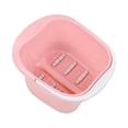 thumbnail image 2 of Lavabo para pies, baño para pies, bañera de , tamaño grande, resistente, pedicura, de pies, ador, cubos para pies, lavabo para Seis rodillos rosa Salvador Tina de remojo de pies, 2 of 10