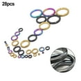 thumbnail image 3 of MYG 28pcs Fishing Rod Repair Kit Ring Rod Eye Replacement Kit Ceramic Guide Ring Rod, 3 of 6