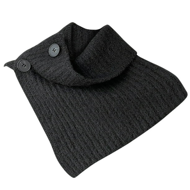 Bufandas suaves para hombre y mujer, bufandas cálidas de invierno, chal de punto con cuello, bufanda para mujer