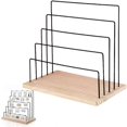 thumbnail image 4 of Jewelry Organizer Rack Earring Display Stand Colleagues 33X21X29.5CM Iron Wood Store 1Pcs, 4 of 4