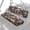 Brown Camo Forest Print, variant on XYZCANDO Deer UTV Seat Covers for Kawasaki Mule 4000 4010 Hunting Forest Set of 2 Replacement UTV Seats Accessories Easy-Clean Front Seat Back & Seats Bottom Cover Washable