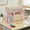 Pink, variant on Thickened PVC Clear Tote Bag Waterproof Storage for School Tutoring Exam Organization