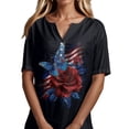 thumbnail image 6 of 250th Anniversary USA Shirts for Women American Flag T-Shirt 4th of July Shirt 250 Years Birthday Patriotic Tops, 6 of 6