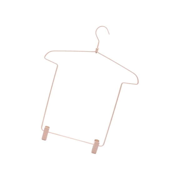 Black Space Efficient Wardrobes Clothes Hanger Integrated Trousers Clip Design Multi Functional Garments Holder