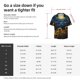 thumbnail image 5 of Fotbe Oil Starry Sky Sunflower Camisa Estampada de Manga Corta para Hombre, Casual de Verano, Estilo Playero, Sin Arrugas-Large, 5 of 5