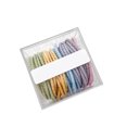 thumbnail image 2 of Sonducket Paquete de 50 bandas elásticas para el cabello para mujer, cola de caballo reutilizable a la moda, bandas elásticas para vestir a la novia para Accesorio para el cabello Tipo 1 Sonducket AP011836-01B, 2 of 6