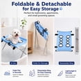 Wash Rack Dog Washing Station & Pet Bathing Stand, Foldable Grooming Hammock with ...