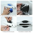 thumbnail image 6 of Kchsji Car Door Handle Protection Film Reflective Invisible Door Bowl Sticker Carbon Fiber Scratch Guard Auto Protection Adhesive Cover for Most Vehicles Enhance Safety Night Visibility, 6 of 6