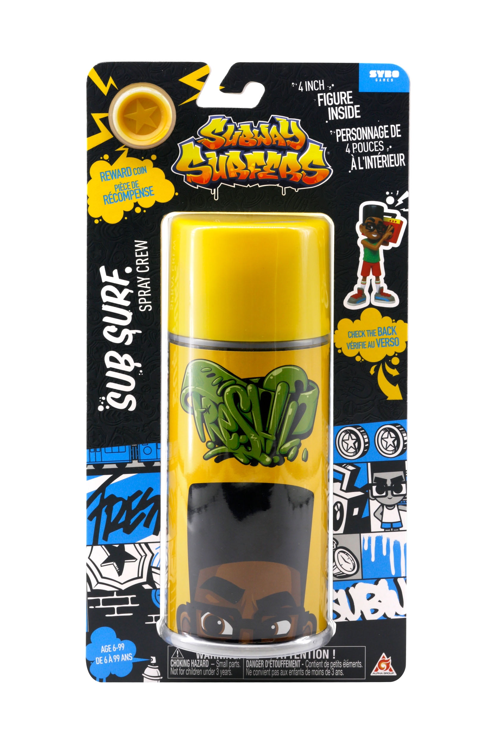 Subway Surfers | Spray Crew | 4 Vinyl Figure | Frank Multicolour