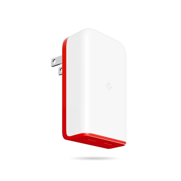 Cargador de pared Twelve South PlugBug de 2 puertos y 50 W USB-C con Find My
