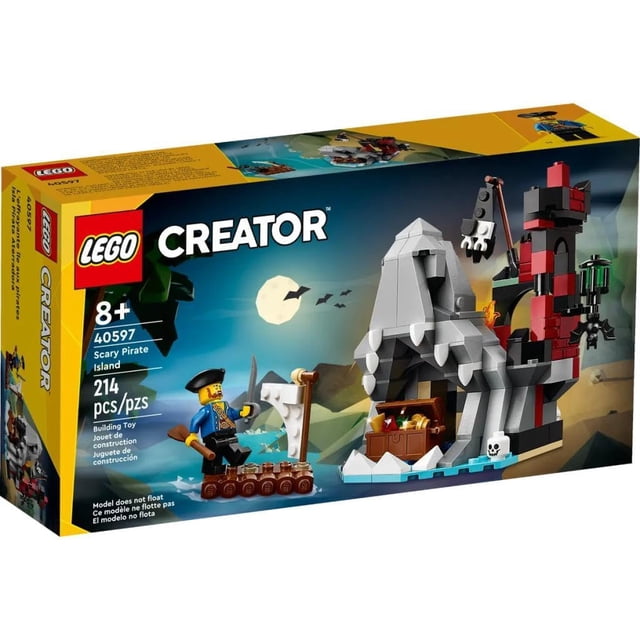 Set de construcción LEGO Scary Pirate Island GWP 40597 214 piezas