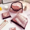thumbnail image 4 of Mesh Makeup Bag Mesh Cosmetic Bag Purse Pouch Zipper Mesh Travel Bag Travel Purse Organizer Portable Pouch Bag Mesh Toiletry Bag for Home Office Travel Accessories, 4 of 5