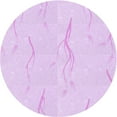 thumbnail image 1 of Ahgly Company Machine Washable Indoor Round Transitional Violet Purple Area Rugs, 8' Round, 1 of 7