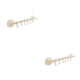thumbnail image 1 of Bearachild Colgador de pared para baño, 6 ganchos, estantes colgantes, soportes organizadores, ventosa, sin clavos, cocina sin costuras, Beige Beige 2Conjunto, 1 of 6