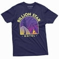 thumbnail image 4 of Men's Billion Star Hotel T-shirt Camping Camper Nature Camp Outdoors T-shirt (3X-Large Military Green), 4 of 6