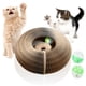 thumbnail image 1 of Juguete para gatos - Tabla rascadora para gatos Magic Organ con bolas de campana de juguete (dibujos animados), 1 of 7