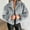 Gray, variant on AOOCHASLIY Ladies Coat Clothes Women's Fashion Street Loose Long Sleeve Solid Color Casual Cardigan Coat