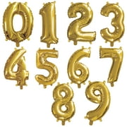 16 Gold Number 1 Foil Balloon, by Way To Celebrate