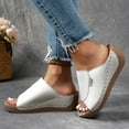 thumbnail image 6 of Fukaraa Women's Summer Platform Sandals Orthotic Arch Support Wedge Leather Casual Shoes, 6 of 9