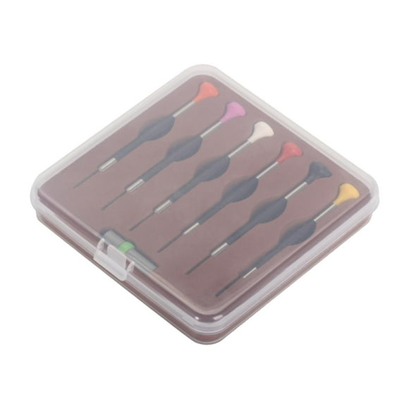 Juego de destornilladores para reparación de relojes, práctico y versátil, 6 piezas, destornilladores en forma de T para reparación de gafas, para