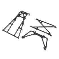 Losi Rear Cage & Hoop Bar Black LMT Mega LOS241056 Elec Car/Truck Replacement Parts