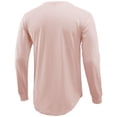 thumbnail image 3 of Qepwsc Men's Shirt Crewneck Sweatshirts Solid Long Sleeve Casual Lightweight Blouses Top for Men Pullover Shirt Athletic Base Layer Workout Top Loose Fits Casual Outdoor Basic Tee Shirts S_XXXXXL, 3 of 3