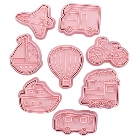 

DIY Baking Cartoon Transportation Cookie Molds Gifts to Friends and Family