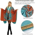thumbnail image 2 of Shawl Wraps for Women, Elegant Knitted Cape Open Front Poncho Scarf Blanket Cardigan Coat for Spring, Autumn, and Winter, 2 of 12