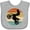AC-Heather Grey, variant on Inktastic Dirt Biking Motocross Retro Boys or Girls Baby Bib