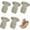 Leopard Print, variant on 10PCS Heel Pads for Shoes Too Big, Grips Liners for Womens & Men, Back Cushion Inserts Shoe Fillers, Anti Slip Blister Prevention Grippers, Self Adhesive Comfort Insoles (Skin)