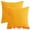 Orange, variant on Unique Bargains Throw Pillow Covers Striped Velvet Rectangular Orange 18" x 18"