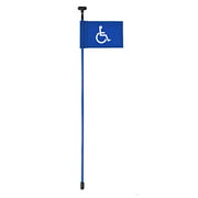 Golf City Products Golf Bag Handicap Mini Pin Flag with Flagstick Set | Golf Flagstick 5' Length and Mini Pin Flag 8" L x 6" H