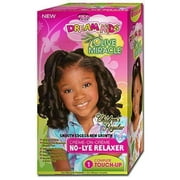 African Pride Dream Kids Olive Miracle No Lye Creme Relaxer 1 Touch Up Kit Regular