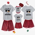 thumbnail image 2 of Pijamas familiares a juego de Navidad para niños, conjunto de pijamas de talla grande con My Snowmies, pantalones cortos, 2 of 3