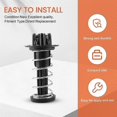 thumbnail image 5 of 2 Pcs Hood Catch Spring Safety 2048800127 For Mercedes GLK350 W204 W212 X204 C300 C350 E550 2048800227, 5 of 5