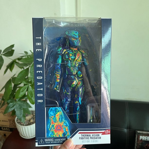 Figura de acción de depredador, Aliens vs Predator, visión térmica, modelo de figura de depredador, juguetes, muñeca, regalos de cumpleaños