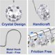 thumbnail image 2 of SZTXJ 12PCS Shower Curtain Hooks Rings for Bathroom, Decorative Resin Shower Curtain Hooks Rods Curtains and LinerWhite, 2 of 5