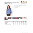 thumbnail image 2 of FeatherLite 5283 Women's Long Sleeve Stain-Resistant Tapered Twill Shirt - Steel Grey - Small, 2 of 2